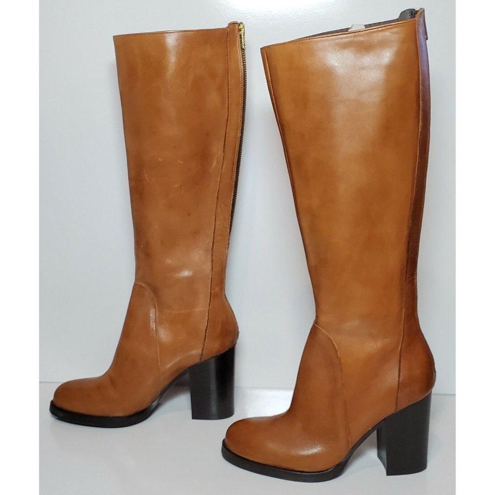 PRIMADONNA COLLECTION WOMAN'S SIZE 35 EURO BOOT TAN LEATHER NEW 06324 PEL